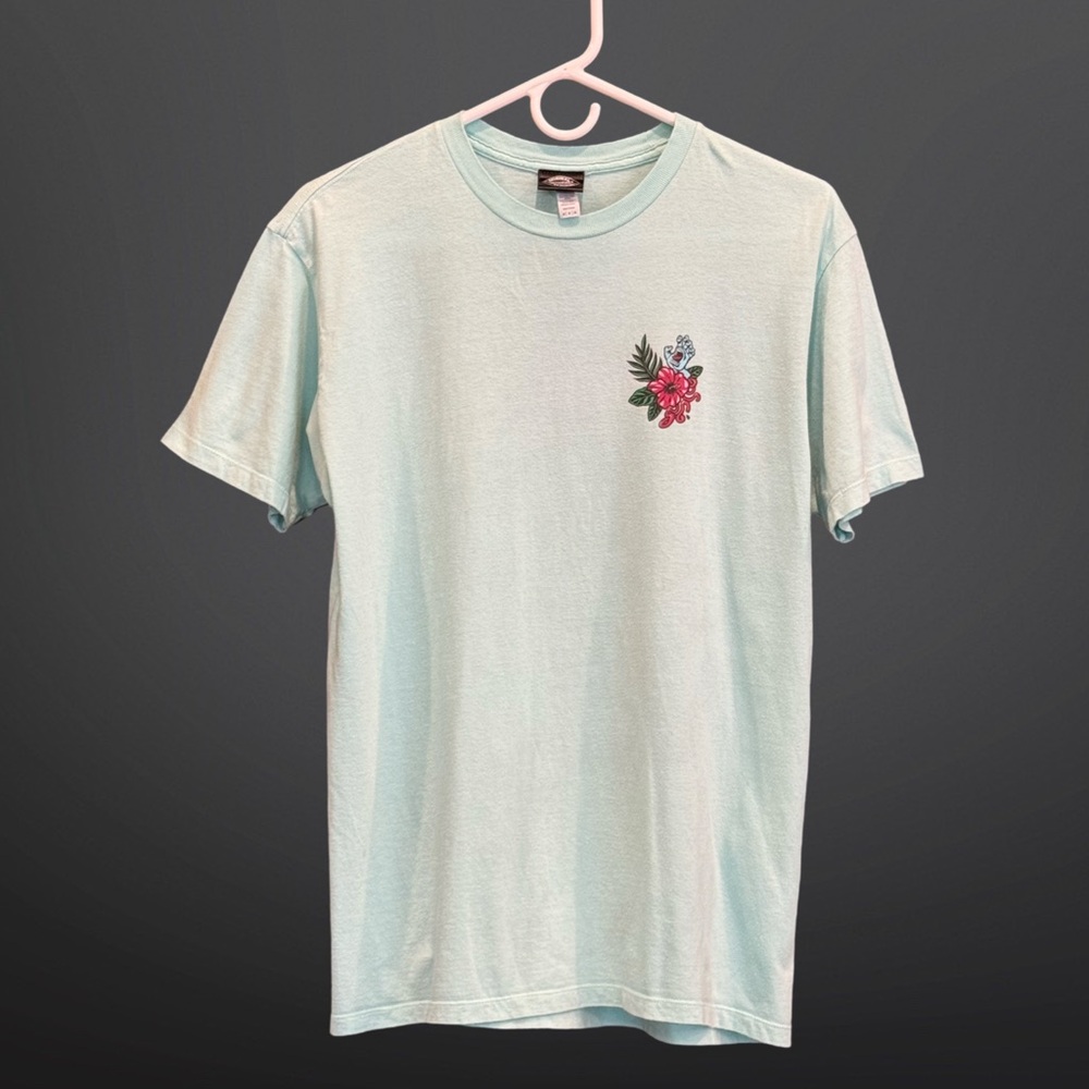 Santa Cruz T-shirt, Women’s Medium, Blue-Green
